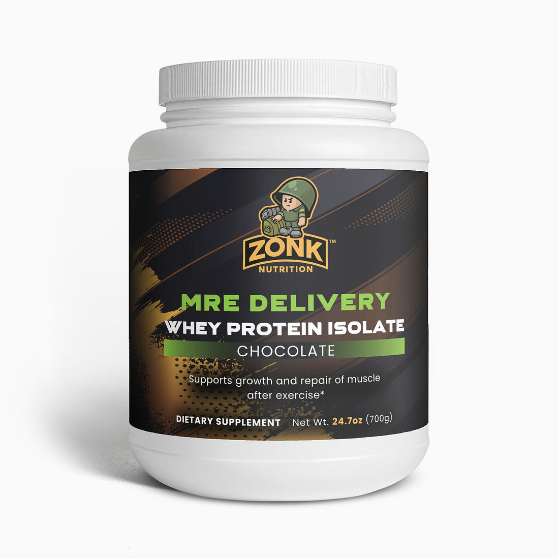 MRE DELIVERY Whey Protein Isolate (Chocolate): Veteran Owned & Operated