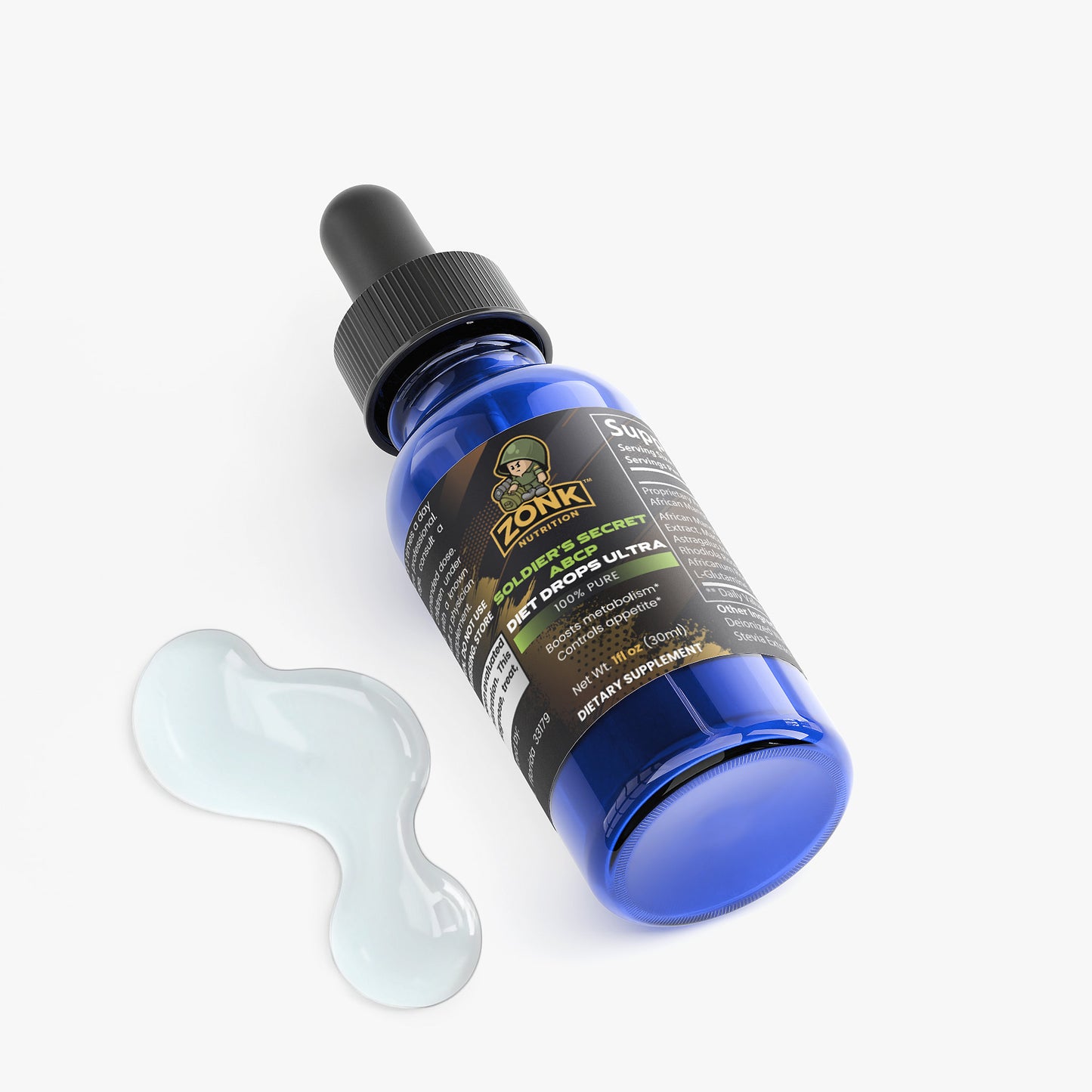 SOLDIER'S SECRET ABCP Diet Drops Ultra 1 oz