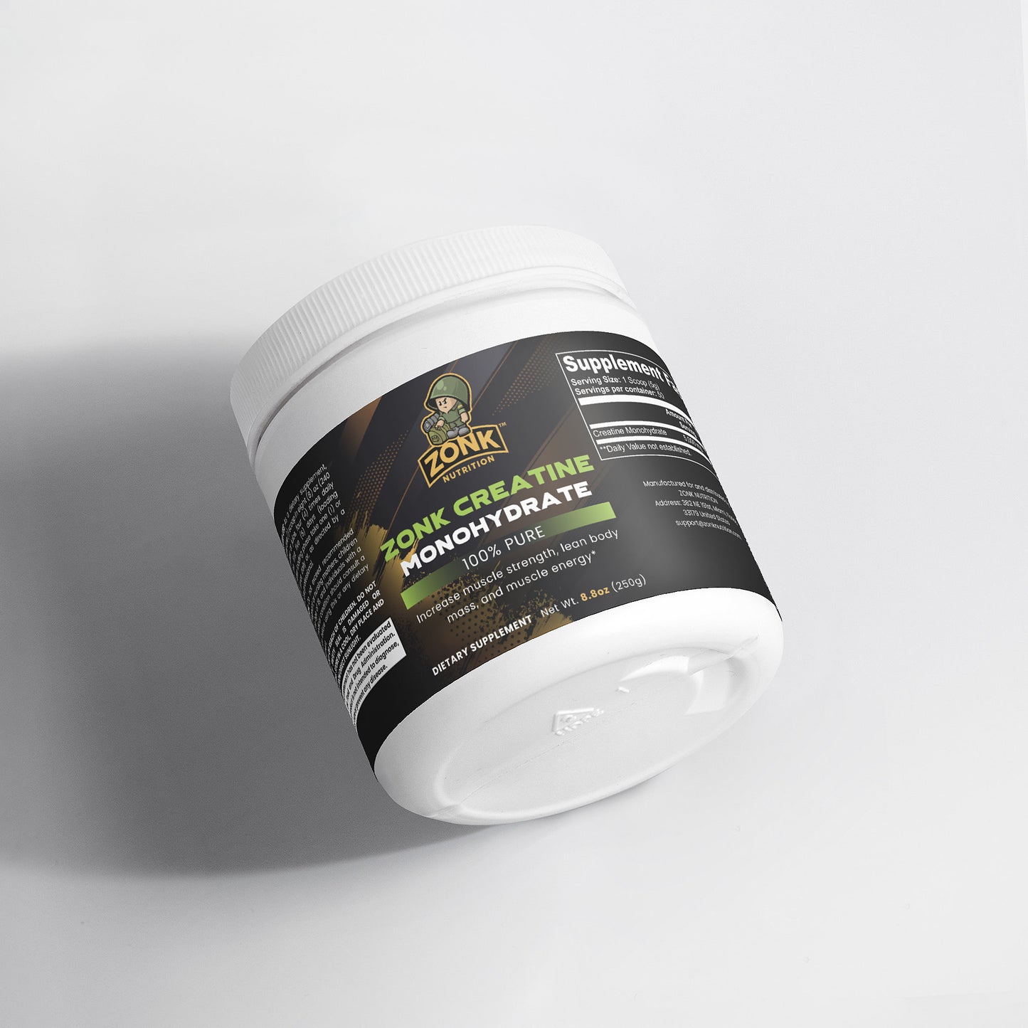 SARGENTO ACFT READY Monohidrato de creatina