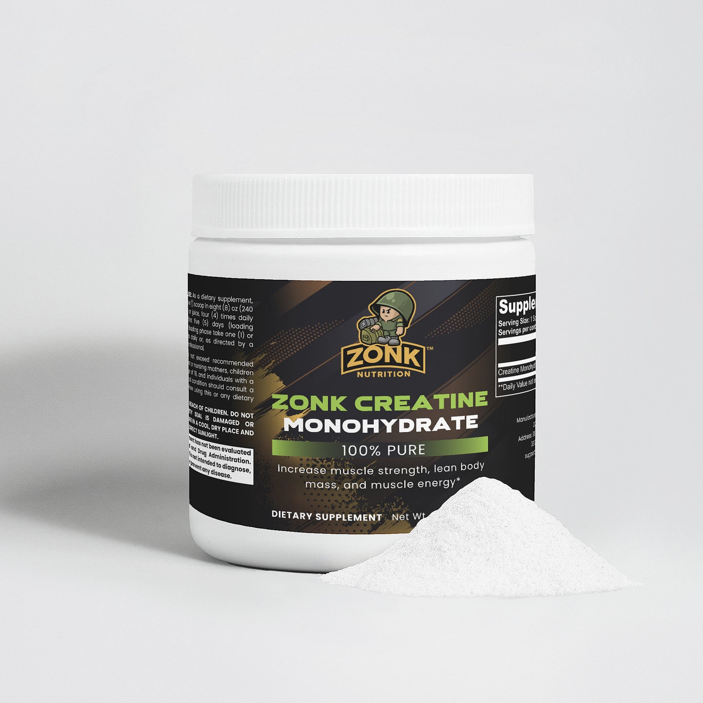 SARGENTO ACFT READY Monohidrato de creatina