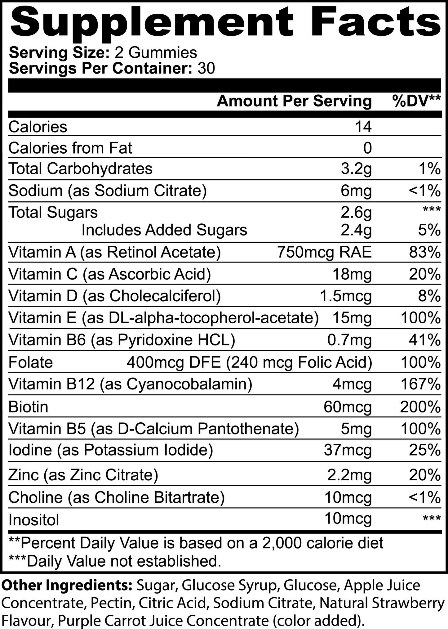 Multivitamin RANGER Gummies Bears (Adult)