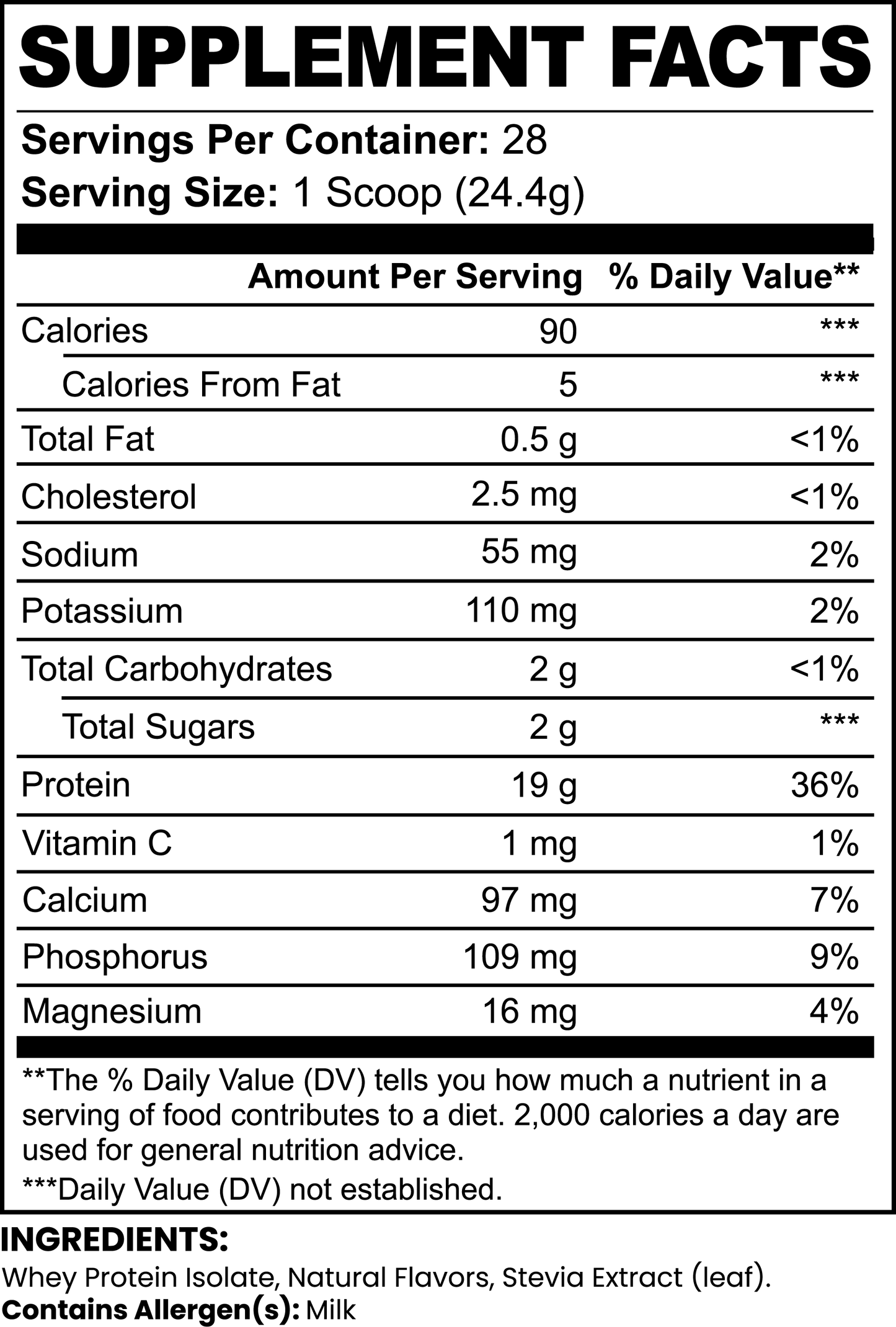 MRE DELIVERY Whey Protein Isolate (Vanilla)